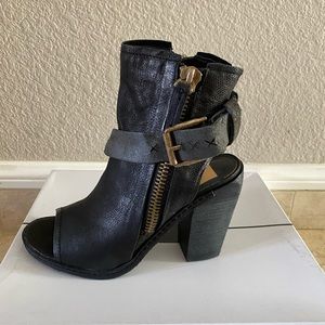 NEW Dolce vita booties open toe black shoe size6
